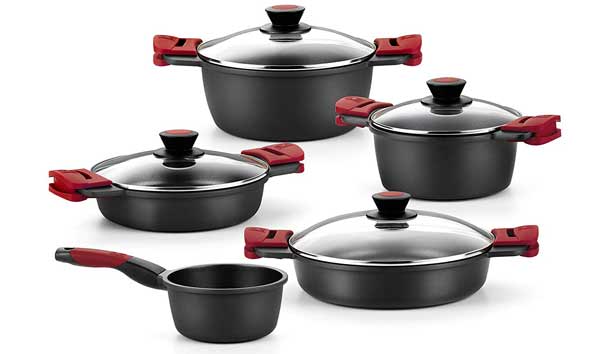 Bra Premiere bateria cocina aluminio fundido gran calidad