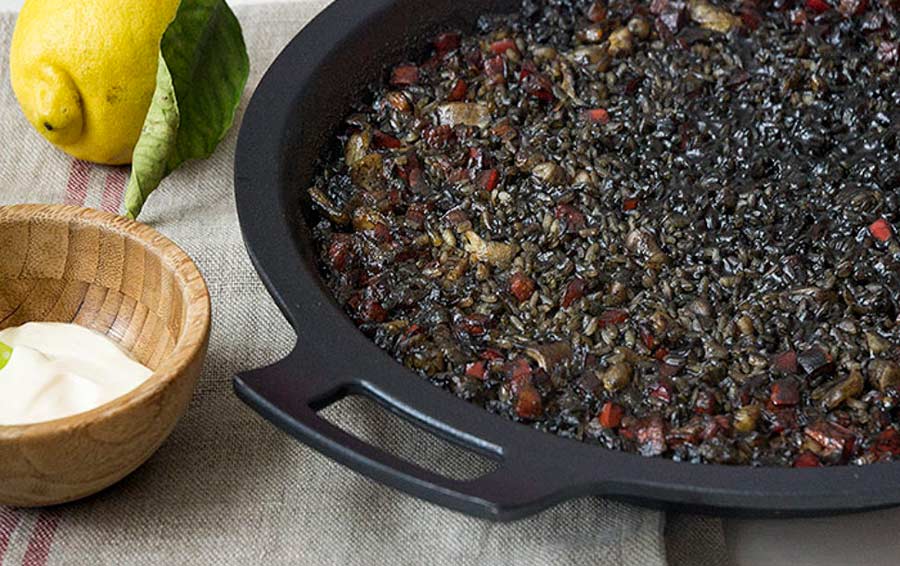 Receta de Arroz negro con sepia